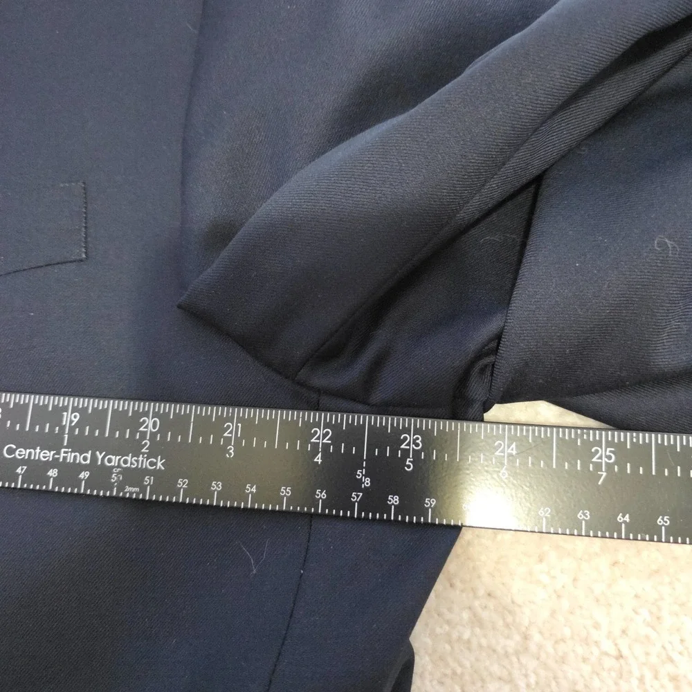 Lauren Ralph Lauren Blazer Mens 46L Navy Blue Wool Notch Lapel 2-Gold Button
